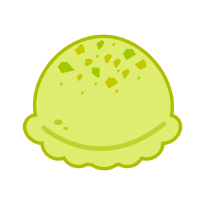 Gelato gusto pistacchio salato