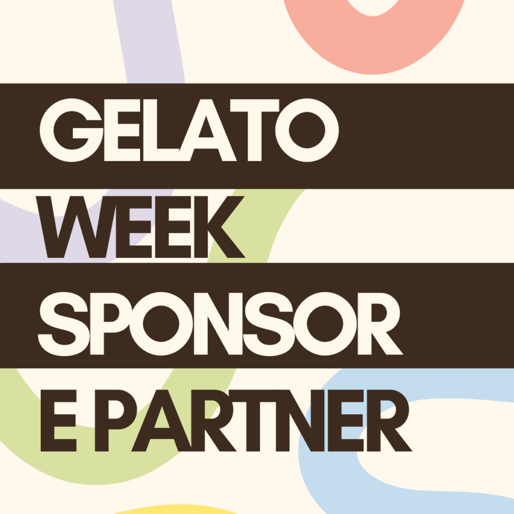 Gelato Week Sponsor Partner Deliveroo Pecore Nera Enjoy Dott Clappit