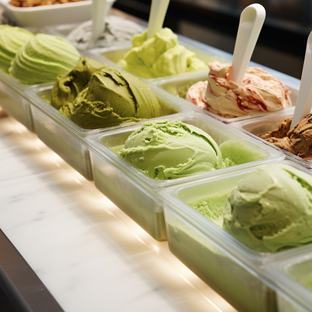 Gelato in pozzetto o carapina