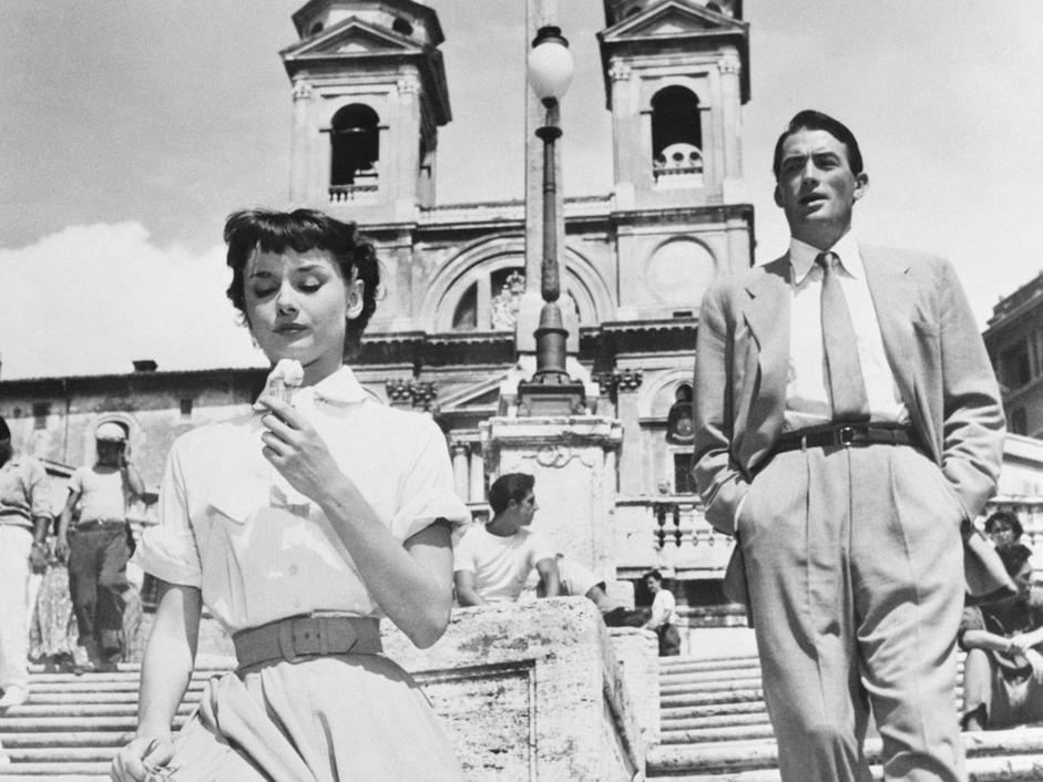 gelato e cinema - vacanze romane