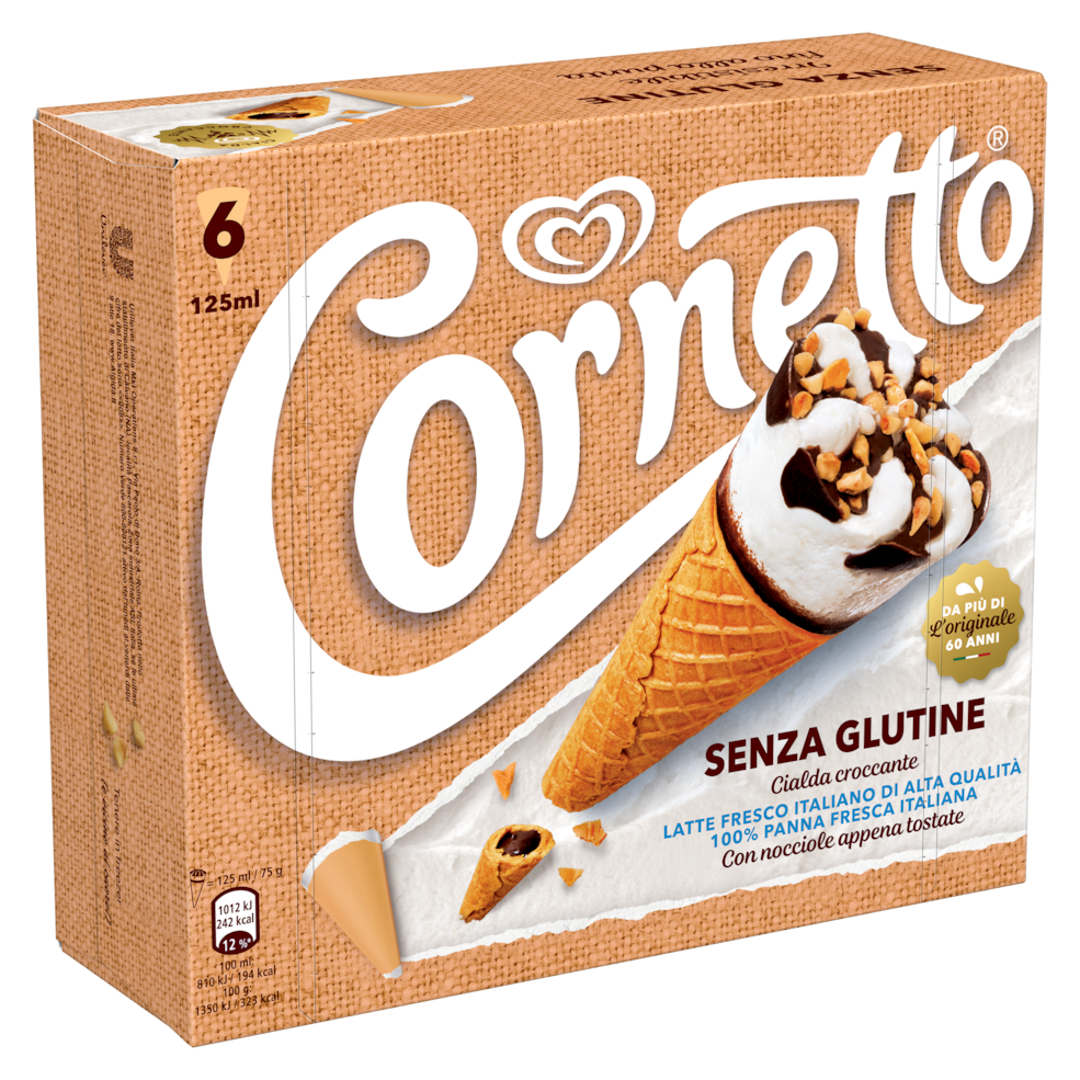 Algida Cornetto Classico Senza Glutine