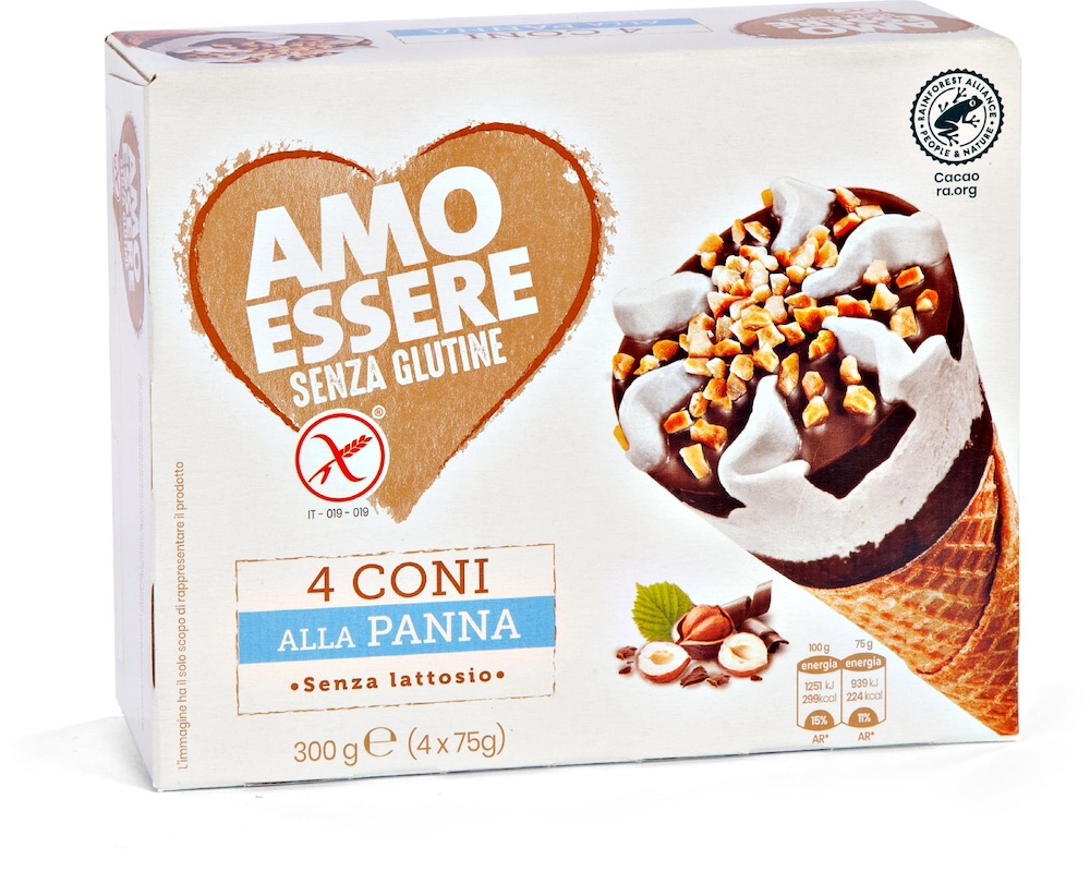 Eurospin Coni Gelato Amo Essere Senza Glutine