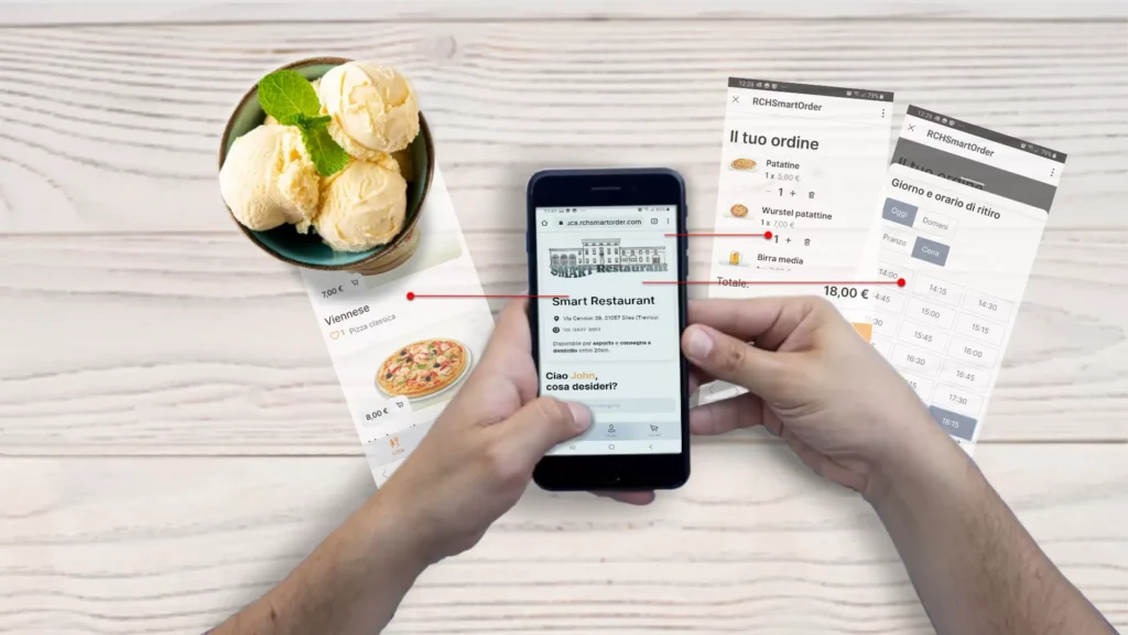 Tecnologia in gelateria. CC rch.it