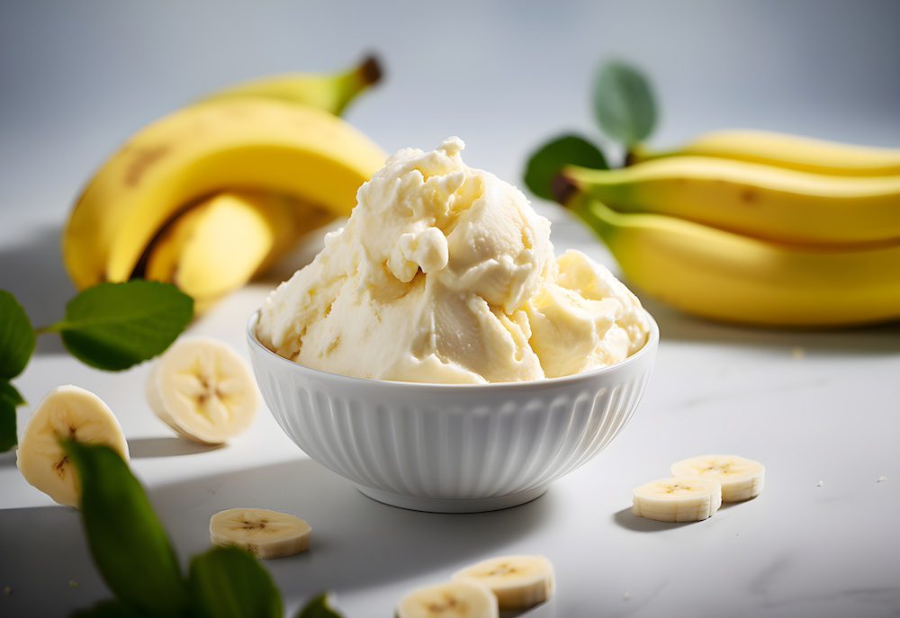 Gelato alla banana proprietà