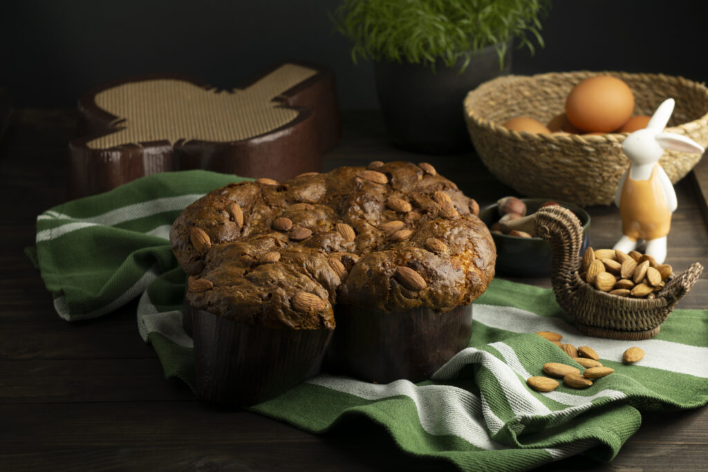 Colomba ripiena di gelato artigianale