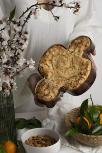 colomba ripiena di gelato, Pasqua