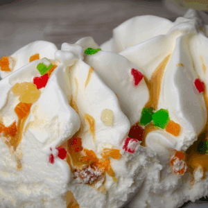 dolci pasquali con gelato, cassata siciliana gelata