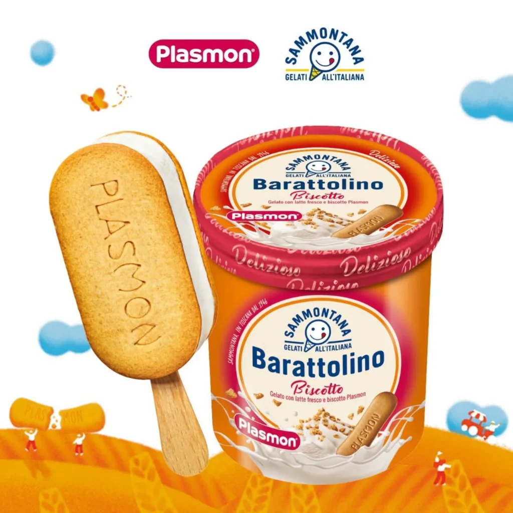 gelato plasmon collaborazione sammontana