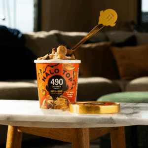 Cucchiaio Halo top silenzia il telefono