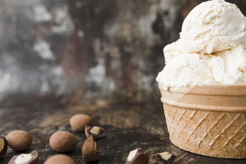 Gelaterie tre coni genova gelato mandorla