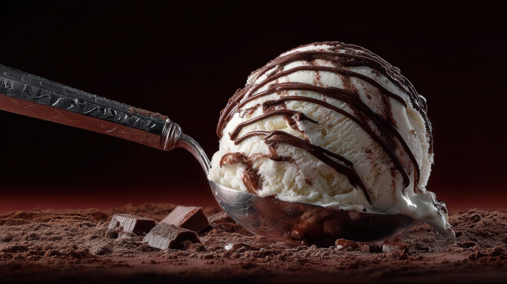 gelato vaniglia cacao, gusti premium
