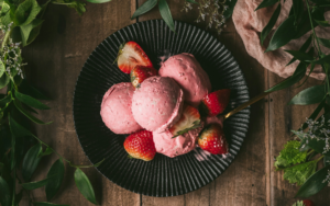 sorbetto alle fragole trastevere