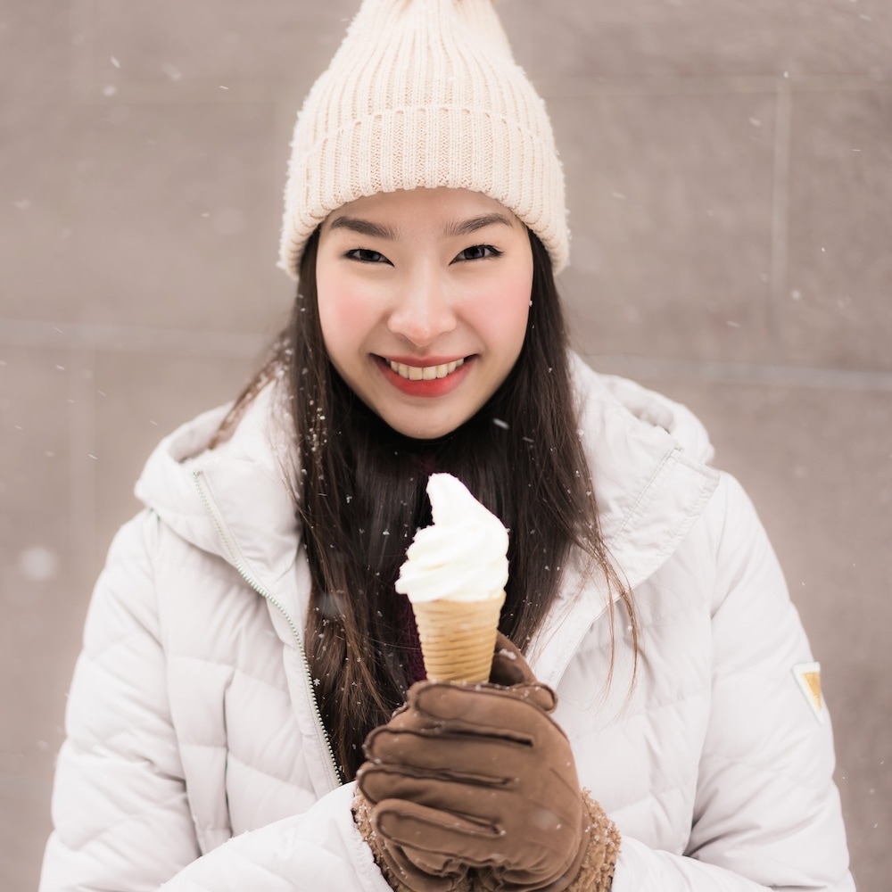 Gelato in inverno
